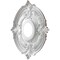 Ekena Millwork Attica PVC Medallion (Canopies up to 5"), 13"OD x 3 1/2"ID x 3/4"P, Textured Metallic Mystic Brown CMP13ATAMB - alternate 3